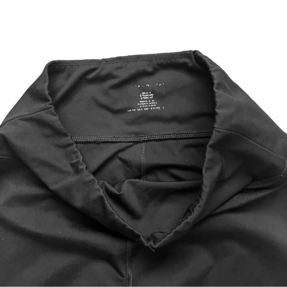 American Eagle black casual elastic tights joggers high rise Women Large - Picture 11 of 16